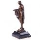 bronzov� socha na mramorov�m podstavci �ensk� akt 71 - pohled 3 - www.glancshop.cz